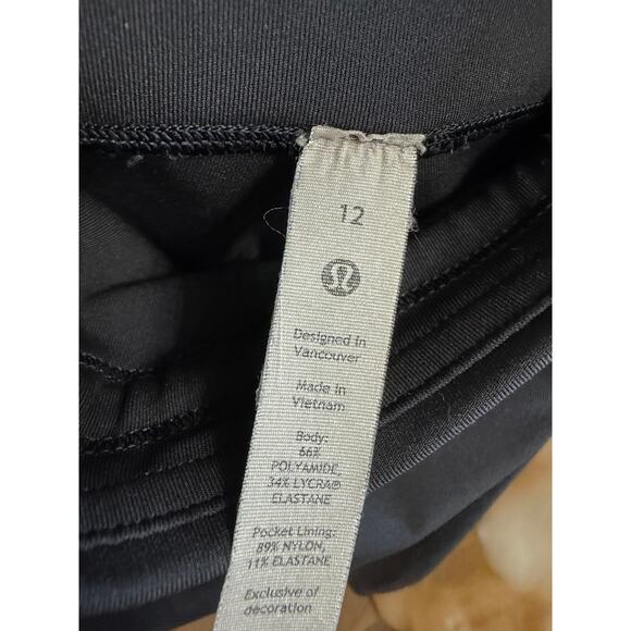 Lululemon Swift Speed High-Rise Tight 28" Black High Rise Women's Sz 12 - Picture 13 of 14